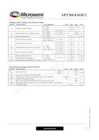 APT30GF60JU2 Datasheet Page 3