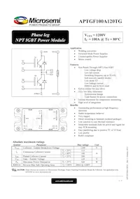 APTGF100A120TG Datasheet Copertura