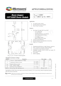 APTGF100DA120T1G Datenblatt Cover