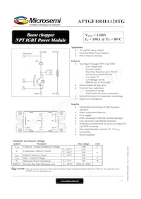 APTGF100DA120TG Datasheet Copertura