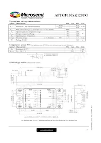 APTGF100SK120TG數據表 頁面 3