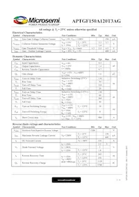 APTGF150A120T3AG Datasheet Page 2