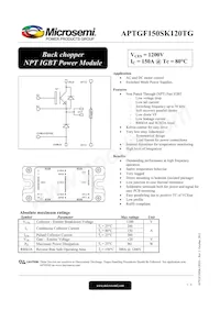 APTGF150SK120TG Datasheet Cover