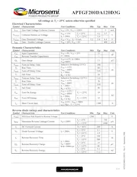 APTGF200DA120D3G Datasheet Pagina 2