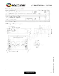 APTGF200DA120D3G 데이터 시트 페이지 3