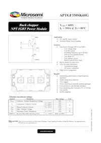 APTGF350SK60G Datenblatt Cover