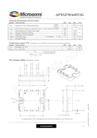 APTGF50A60T1G數據表 頁面 3