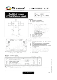 APTGF50DSK120T3G Datenblatt Cover