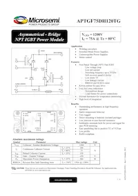 APTGF75DH120TG 데이터 시트 표지