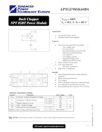 APTGF90SK60D1G Datasheet Cover