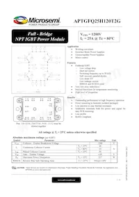 APTGFQ25H120T2G Datasheet Cover