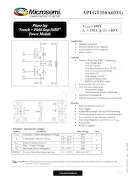 APTGT150A60TG Datenblatt Cover