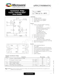 APTGT50DH60TG Datasheet Cover