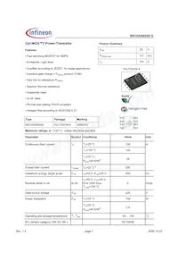 BSC020N025S G Datasheet Cover