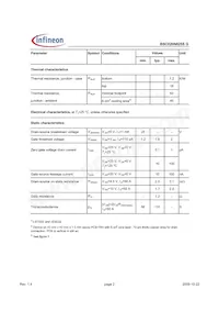 BSC020N025S G Datasheet Page 2