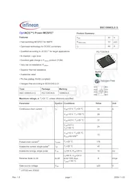 BSC100N03LSGATMA1 Datasheet Cover