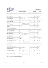 BSC119N03S G Datasheet Page 3