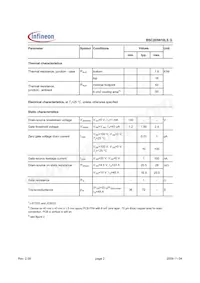 BSC205N10LS G Datasheet Page 2