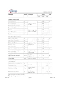 BSC882N03MSGATMA1 Datasheet Page 3