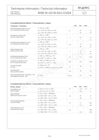 BSM30GD60DLCE3224 Datasheet Page 2