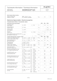 BSM35GP120BOSA1 Datasheet Page 2