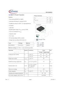 BSO300N03S Datasheet Cover