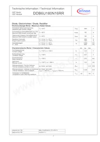 DDB6U180N16RR Datasheet Page 2