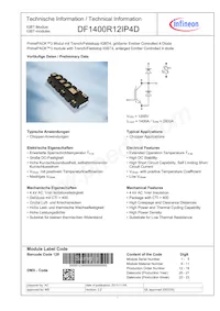 DF1400R12IP4DBOSA1 Datasheet Cover