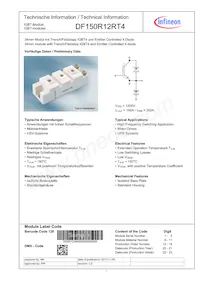 DF150R12RT4HOSA1數據表 封面