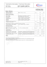 DF150R12RT4HOSA1 Datasheet Page 5