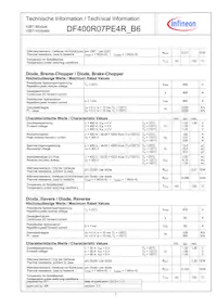 DF400R07PE4R_B6 Datasheet Page 3