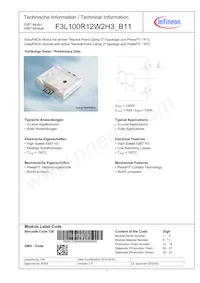 F3L100R12W2H3B11BPSA1 Datasheet Cover