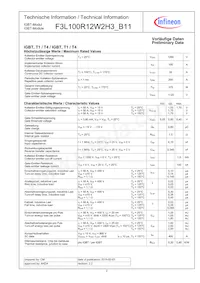 F3L100R12W2H3B11BPSA1 Datasheet Page 2