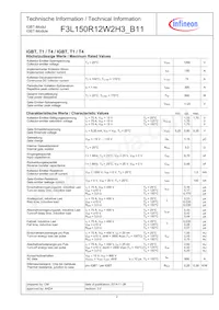 F3L150R12W2H3B11BPSA1 Datasheet Pagina 2