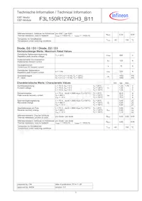 F3L150R12W2H3B11BPSA1 Datasheet Page 3