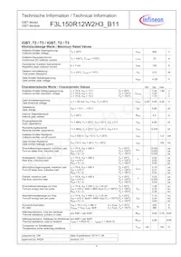F3L150R12W2H3B11BPSA1 Datasheet Page 4