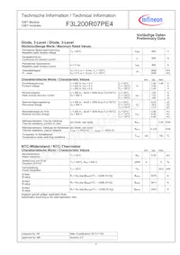 F3L200R07PE4BOSA1 Datasheet Page 4