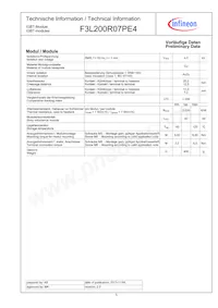 F3L200R07PE4BOSA1 Datasheet Page 5