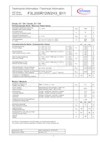 F3L200R12W2H3B11BPSA1 Datasheet Page 5