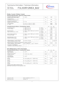 F3L300R12ME4B22BOSA1 Datasheet Page 4