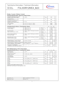 F3L300R12ME4B23BOSA1 Datasheet Page 4