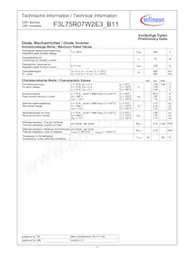 F3L75R07W2E3B11BOMA1 Datasheet Page 3