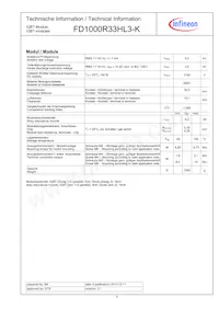 FD1000R33HL3KBPSA1 Datasheet Page 5