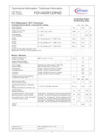 FD1400R12IP4DBOSA1 Datenblatt Seite 4