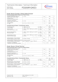 FD200R12KE3HOSA1數據表 頁面 2