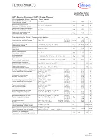 FD300R06KE3HOSA1 Datasheet Page 2