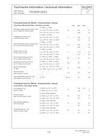 FD300R12KE3HOSA1 Datenblatt Seite 2