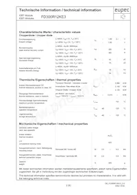 FD300R12KE3HOSA1 Datasheet Page 3