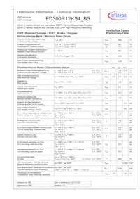 FD300R12KS4B5HOSA1 Datasheet Cover