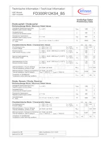FD300R12KS4B5HOSA1 Datasheet Page 2